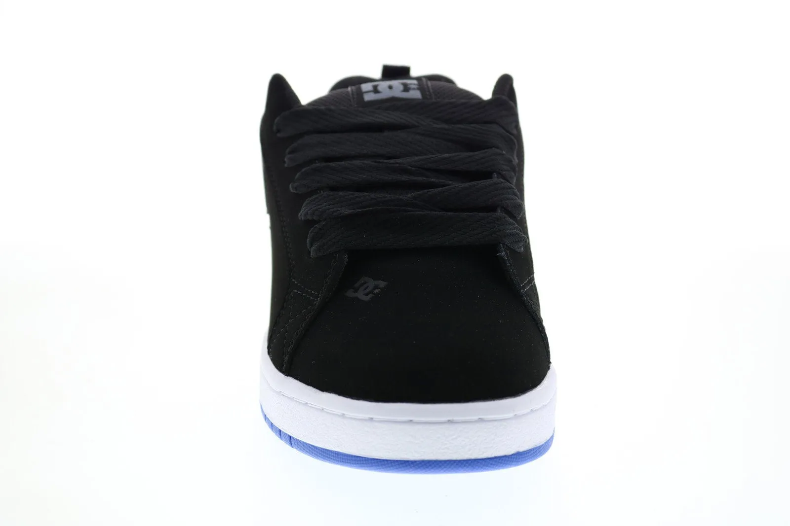 DC Court Graffik Men's Black Nubuck Skate Sneakers