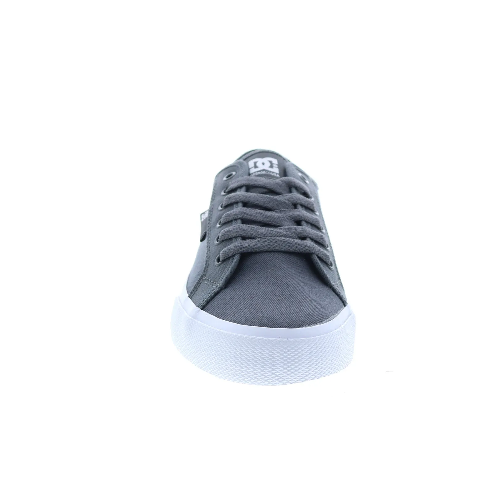 DC Gray Canvas Skate Sneakers Shoes for Men