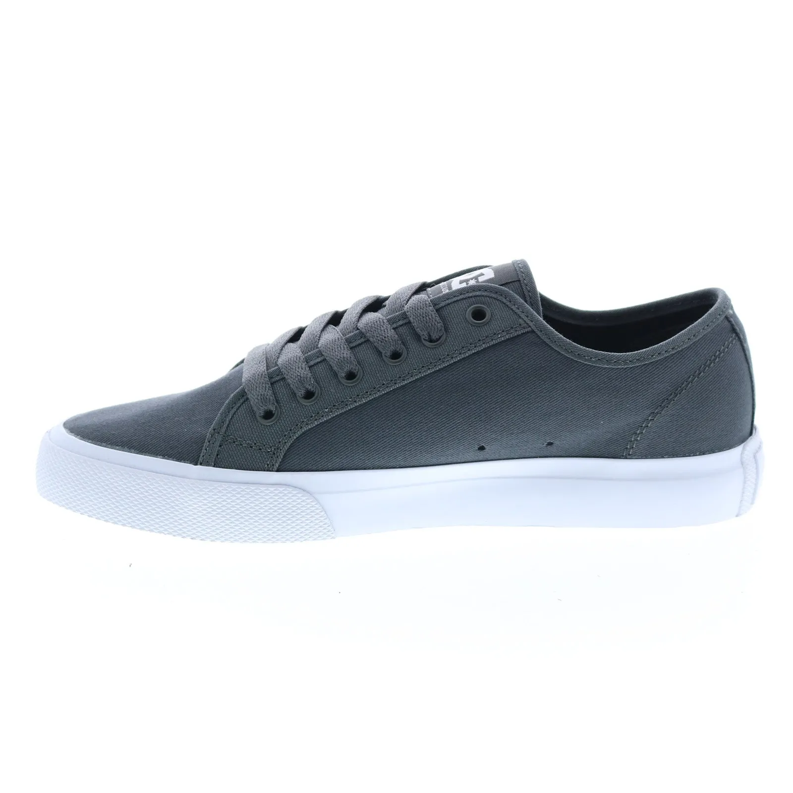 DC Gray Canvas Skate Sneakers Shoes for Men