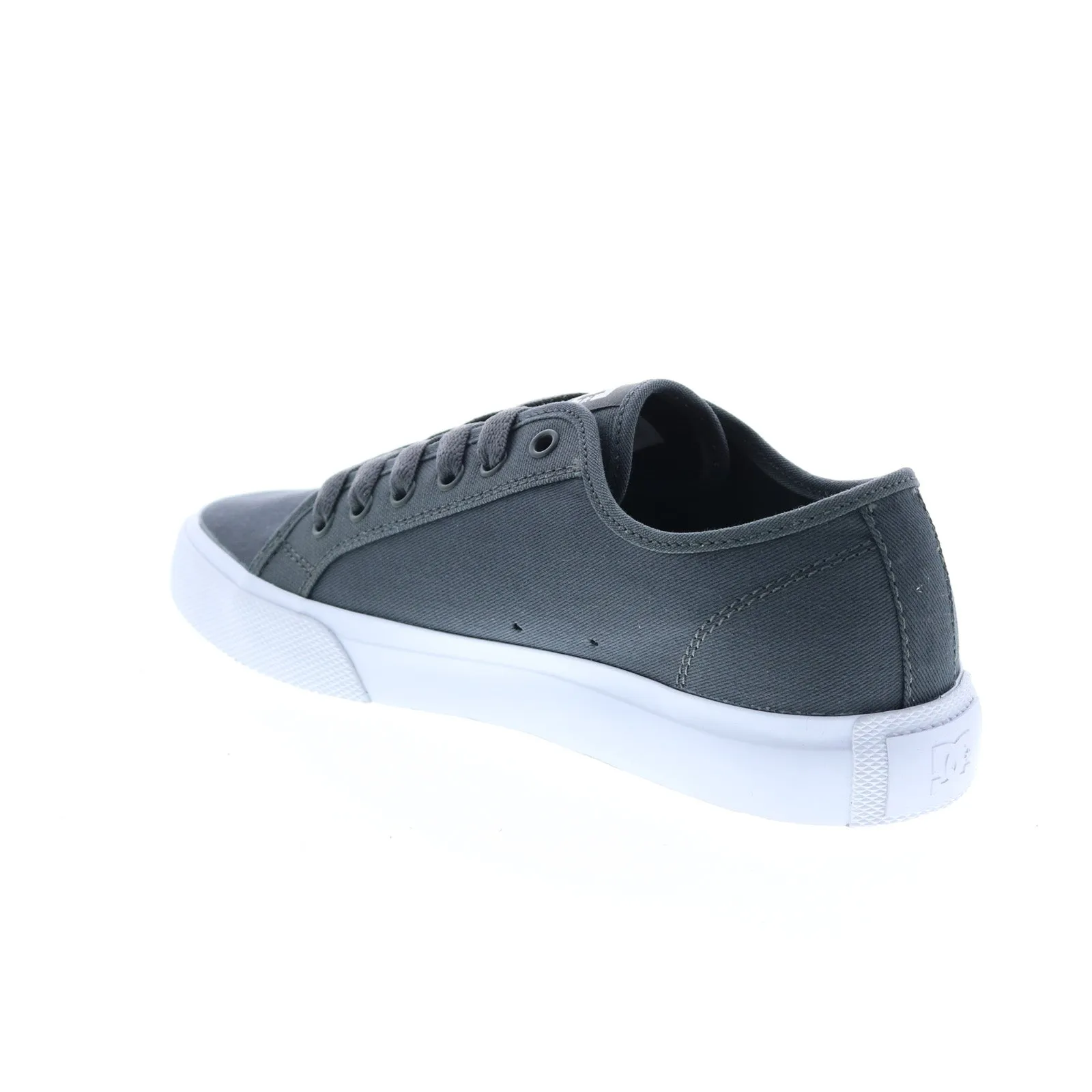 DC Gray Canvas Skate Sneakers Shoes for Men