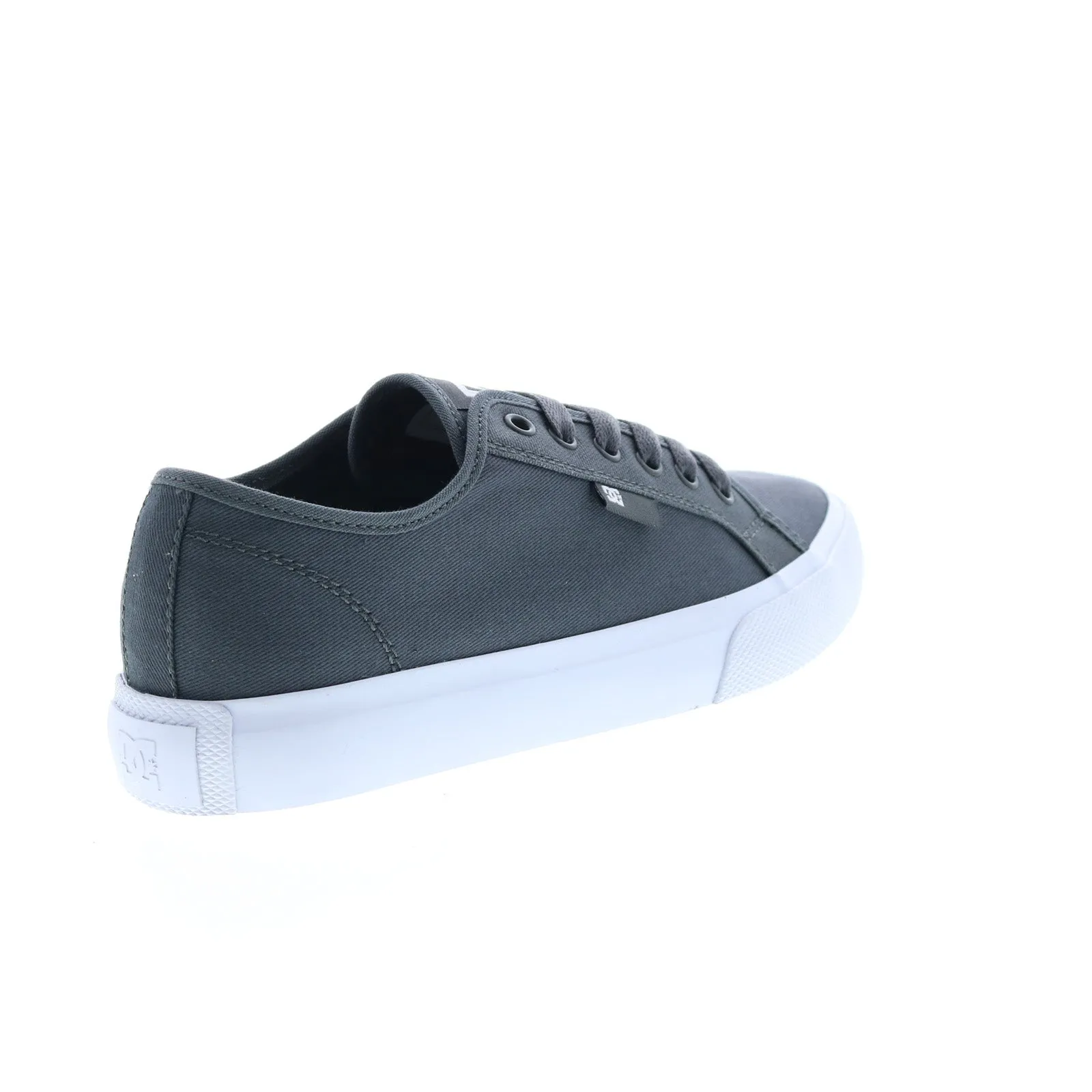 DC Gray Canvas Skate Sneakers Shoes for Men