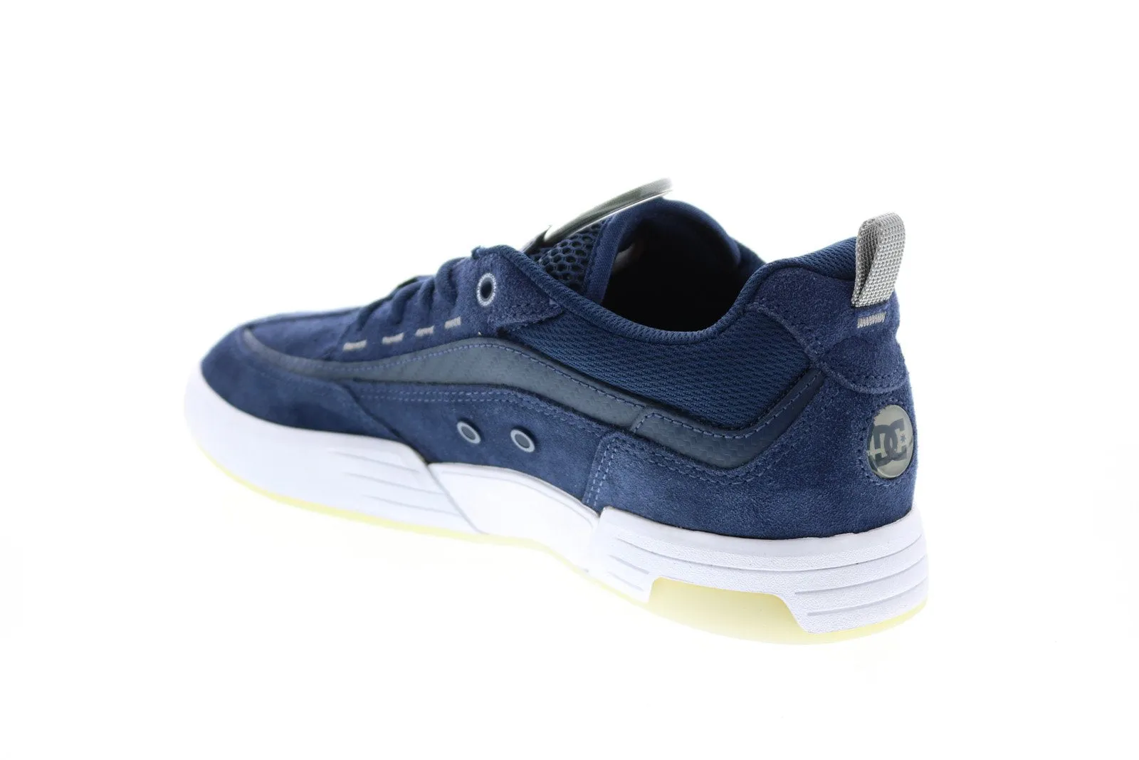 DC Legacy 98 Slim Blue Suede Skate Sneakers for Men