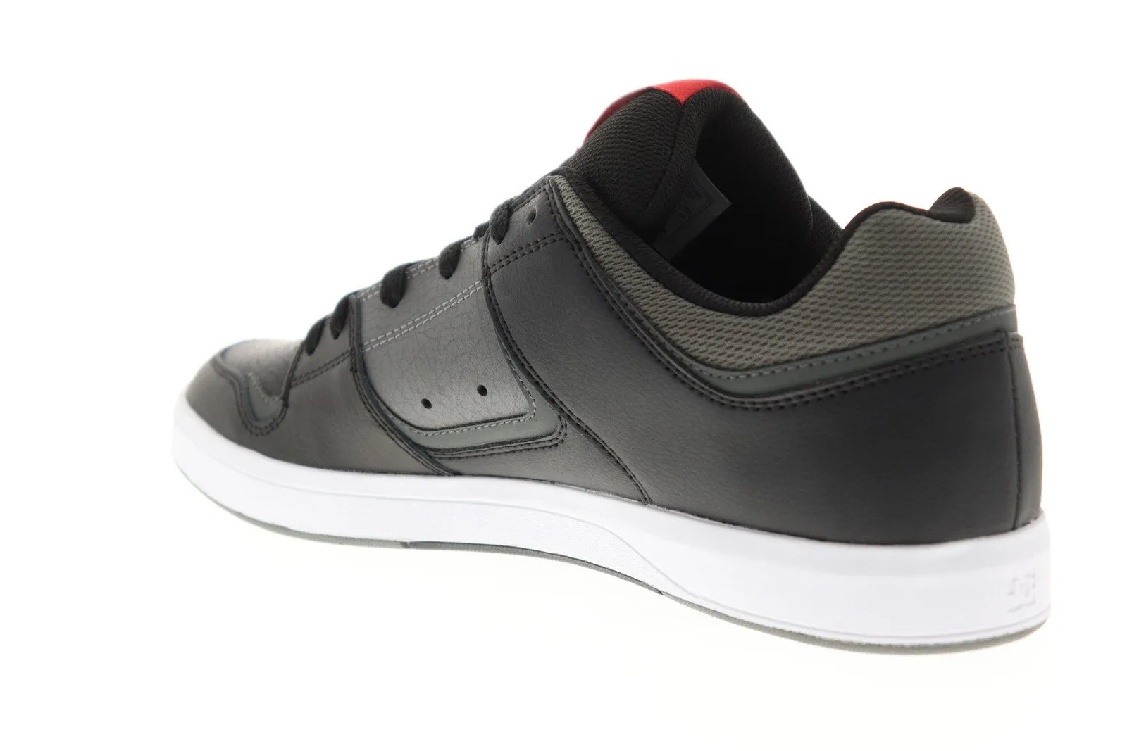 DC Mens Black Skate Sneakers Low Top ADYS400040 - Lace Up