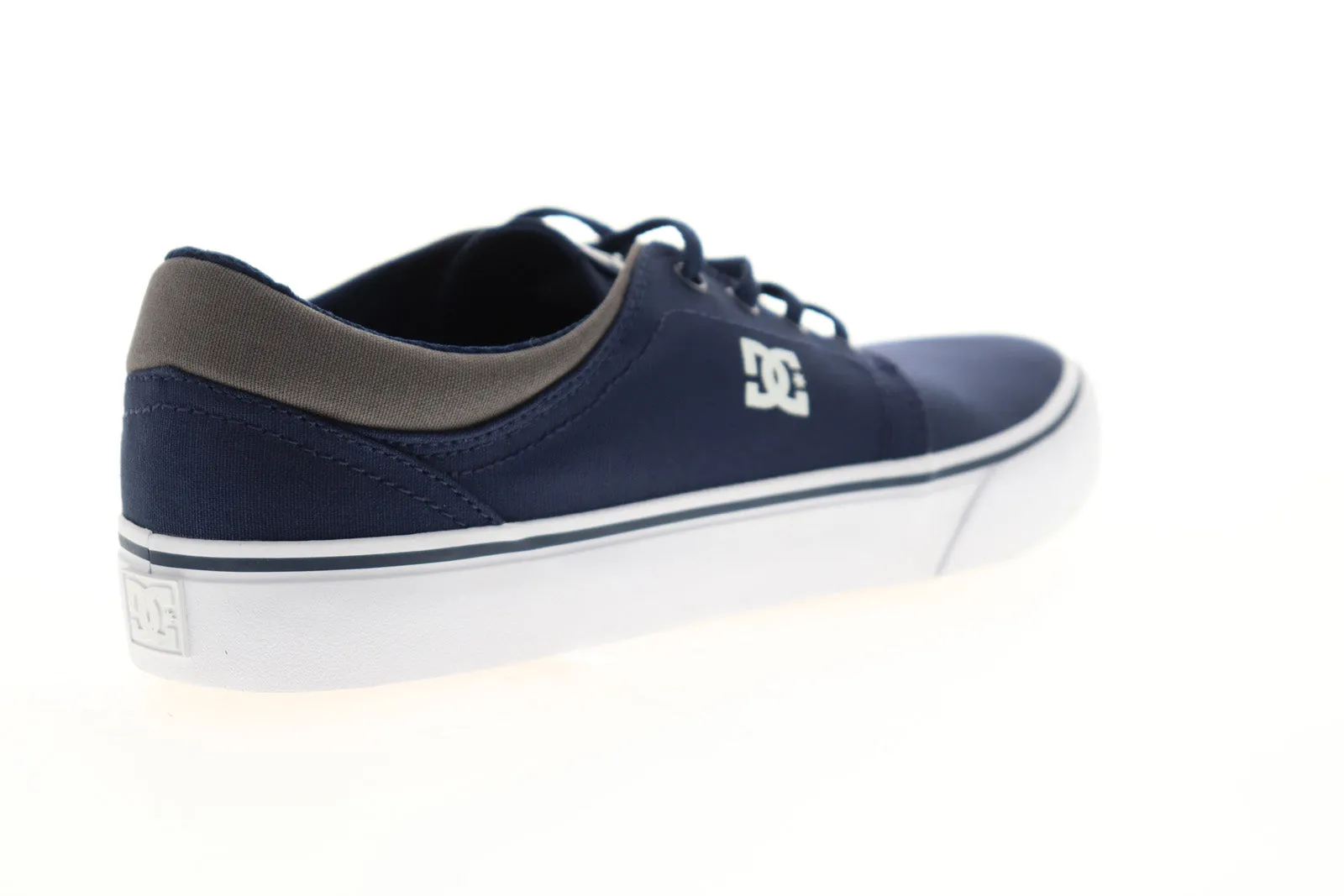 DC Trase TX Mens Blue Canvas Skate Sneakers