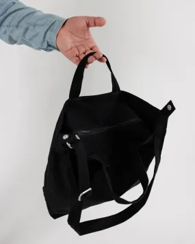 Duck Bag with Zip in Black