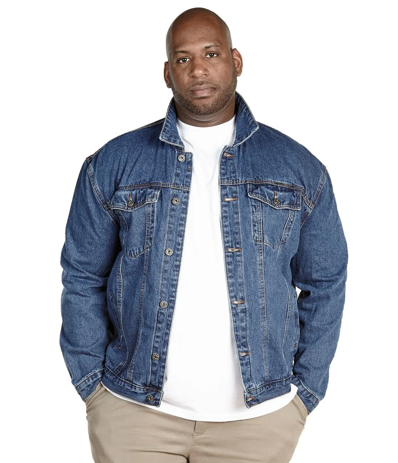 Blue Stonewash Duke Western Denim Trucker Jacket