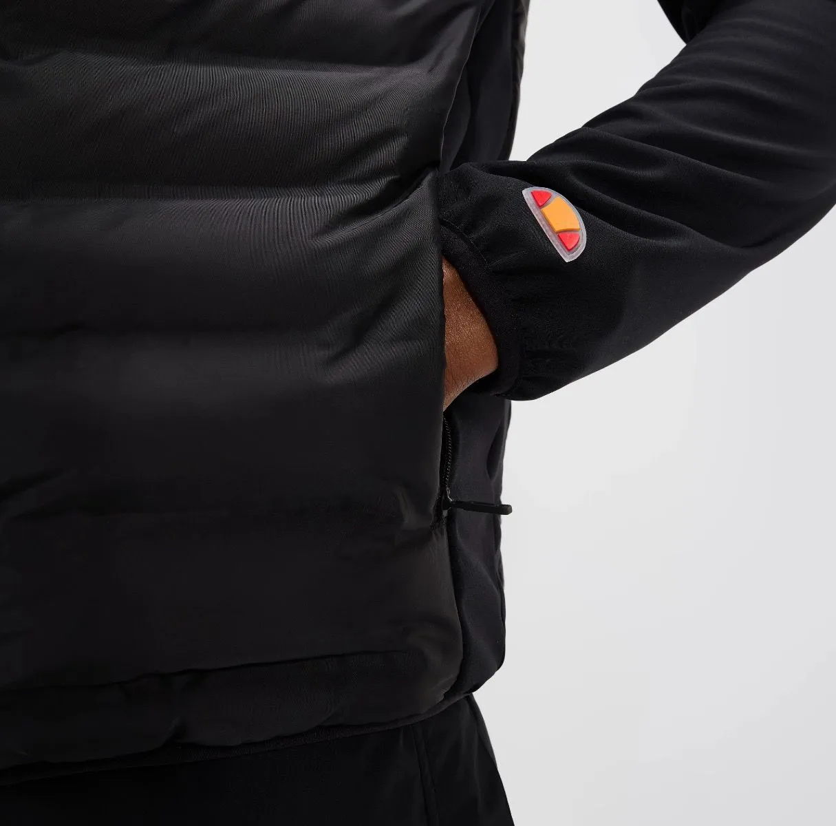 Ellesse Black Hooded Jellico FZ Track Jacket