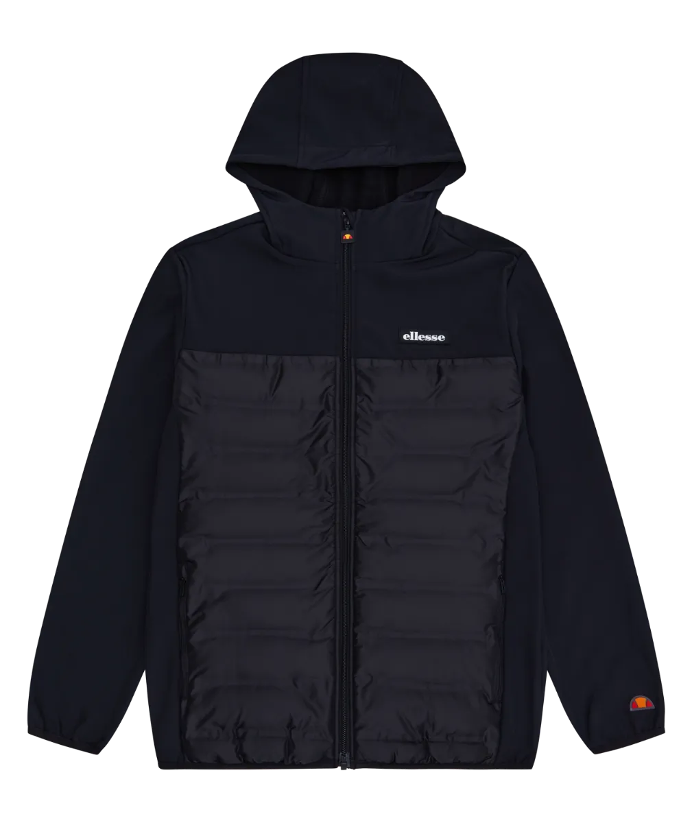 Ellesse Black Hooded Jellico FZ Track Jacket