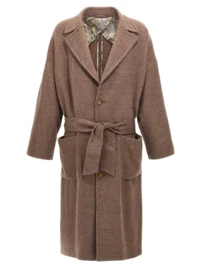 ETRO Wool Coat - Single Breasted, High Quality.