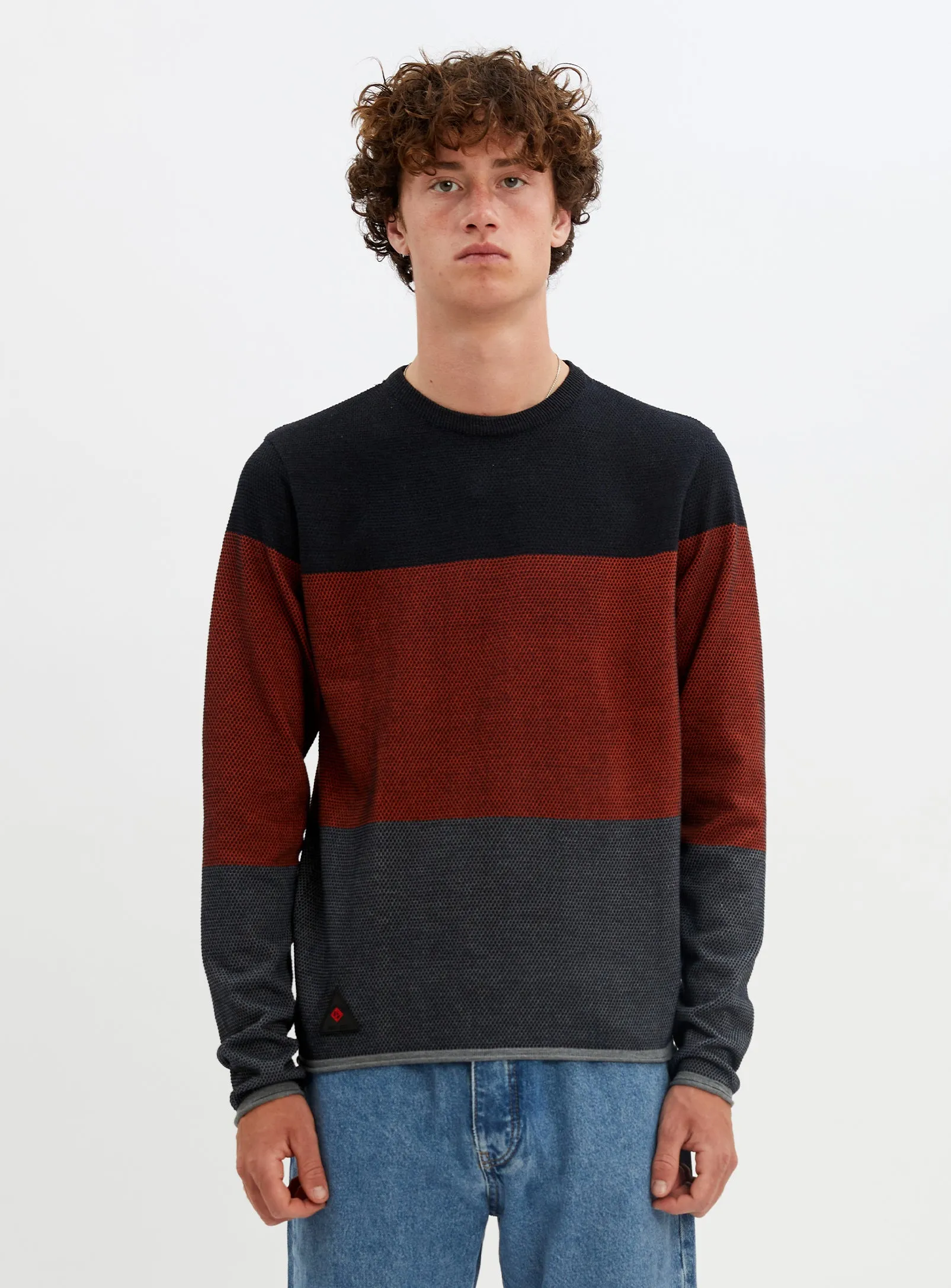 Fine Gauge Stripe Sweater - Sol - Chandail Fin Ray