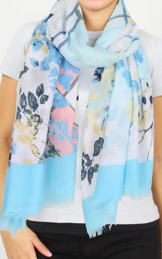 Floral Print Scarf - EAS9895