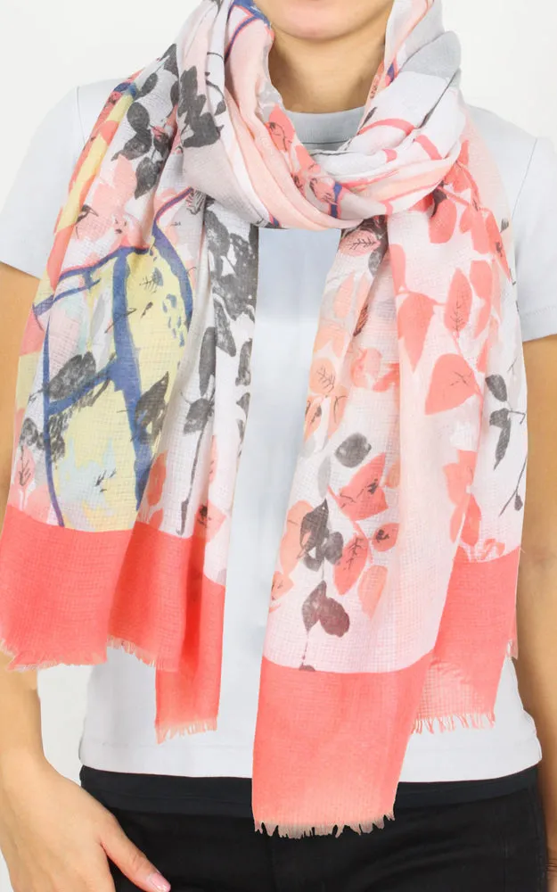 Floral Print Scarf - EAS9895