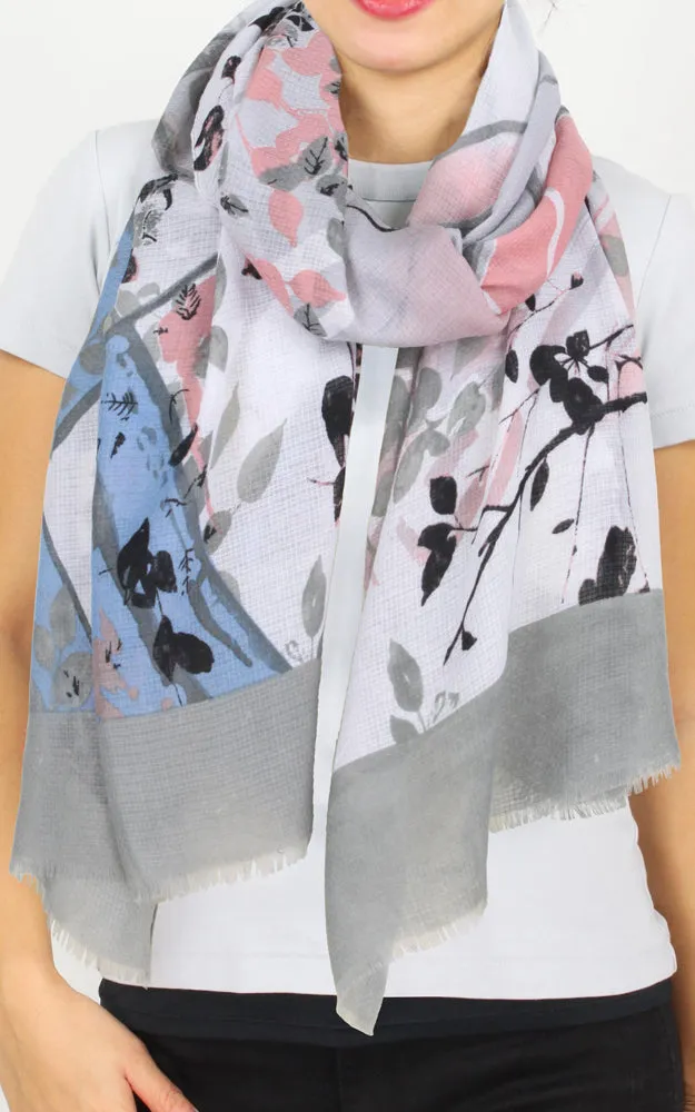 Floral Print Scarf - EAS9895