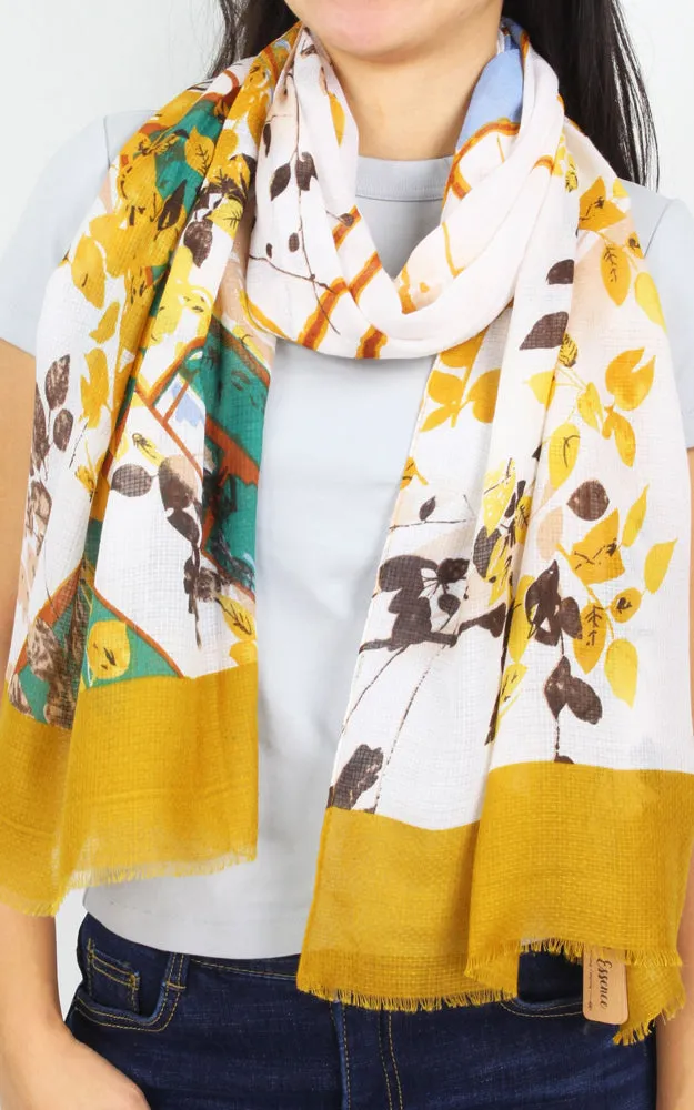 Floral Print Scarf - EAS9895