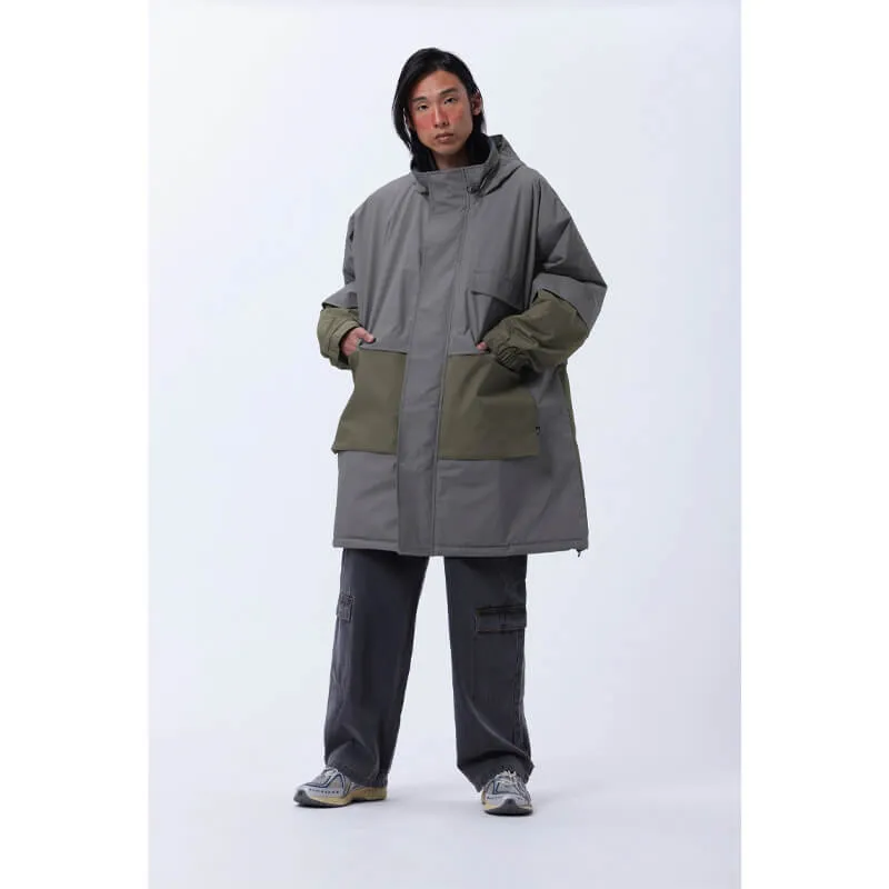 Free Flowing Oversized Coat - Cement