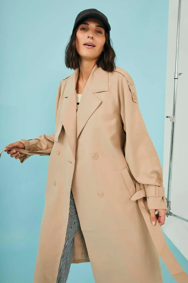 Freequent Ottie Jacket in Simply Taupe - Shop Now