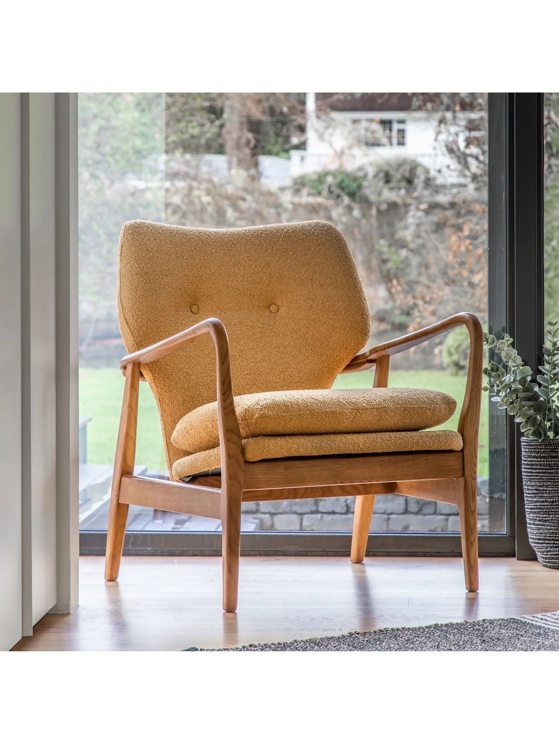 Gallery Home Yellow Jerry Armchair