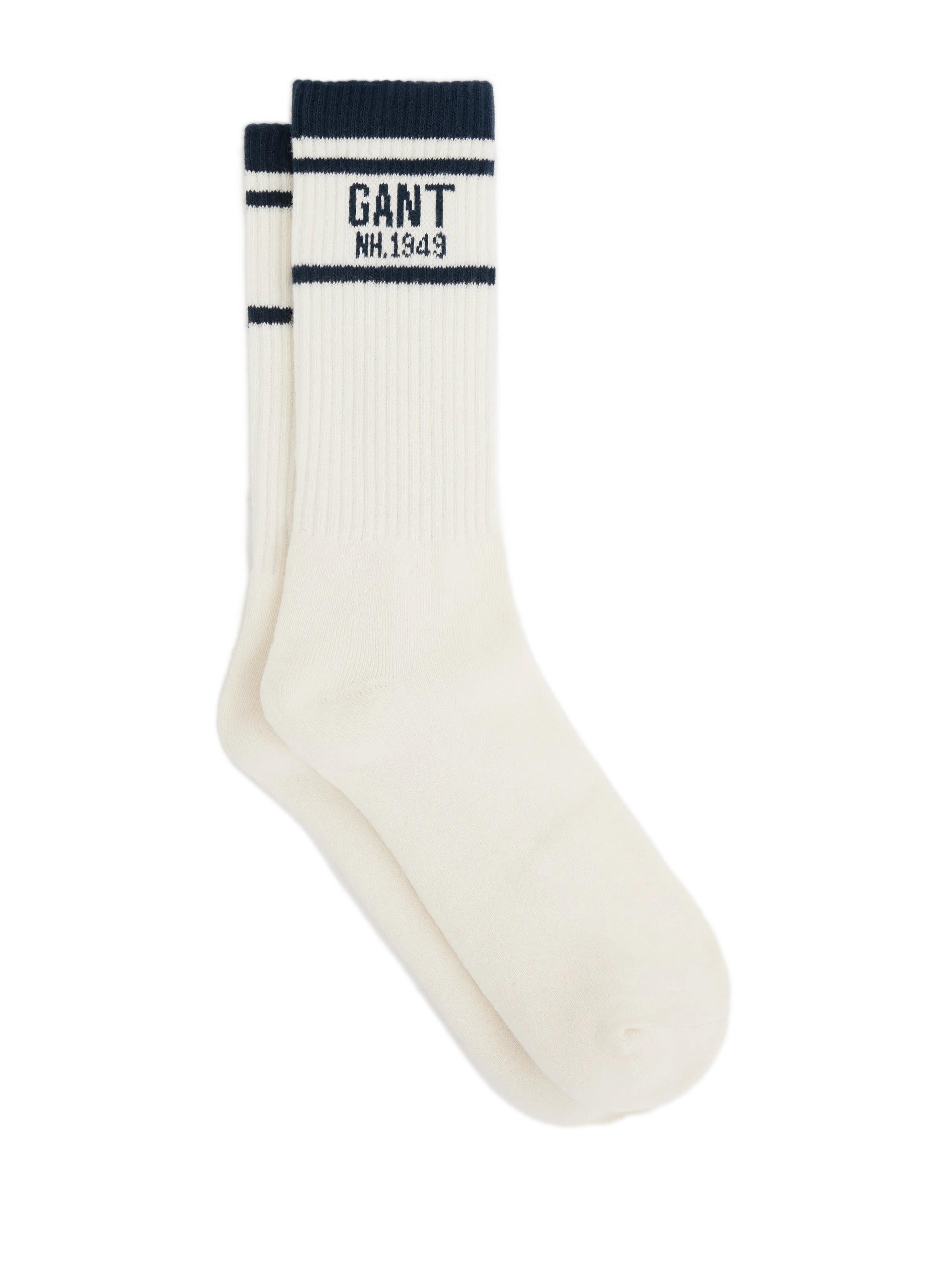 GANT Mid-calf logo socks - Beige: Stylish and comfortable socks for men.