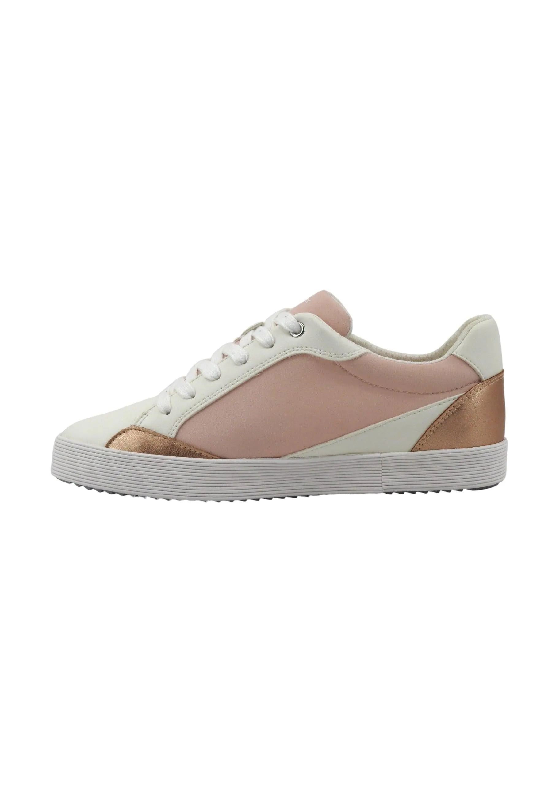 GEOX Blomiee Rose Optic White Sneaker for Women D456HE0FU54C8105.