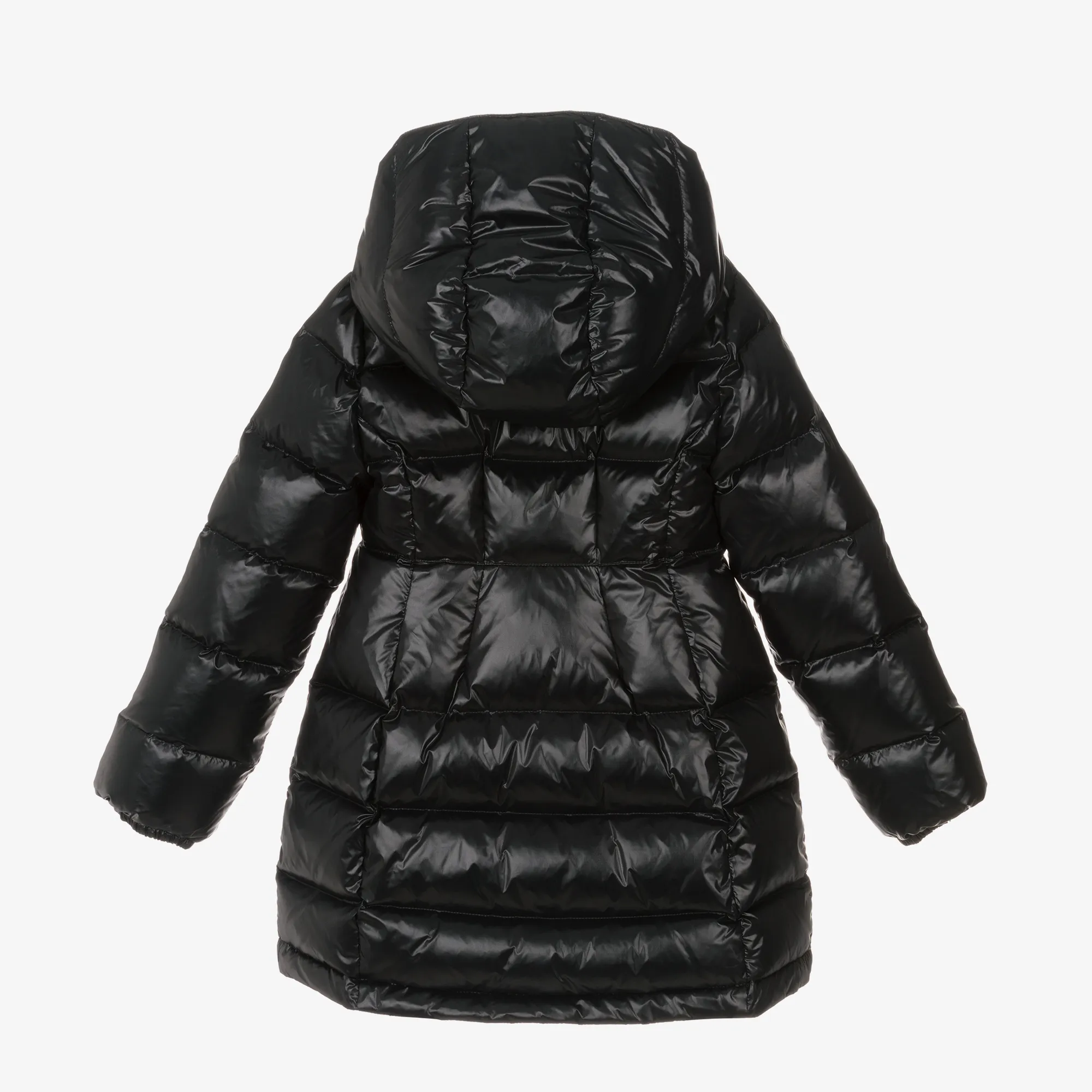 Girls' Jacket - Black Puffer Coat for Kids