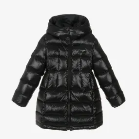 Girls' Jacket - Black Puffer Coat for Kids