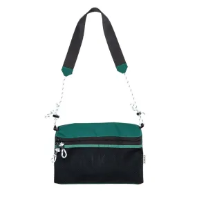 Green and Black Taikan Sacoche Large Bag