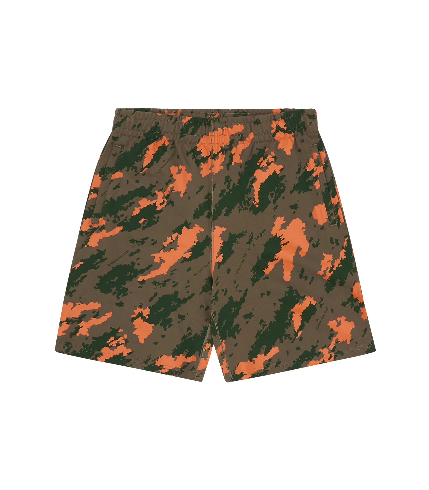 Green Camo Print Shorts