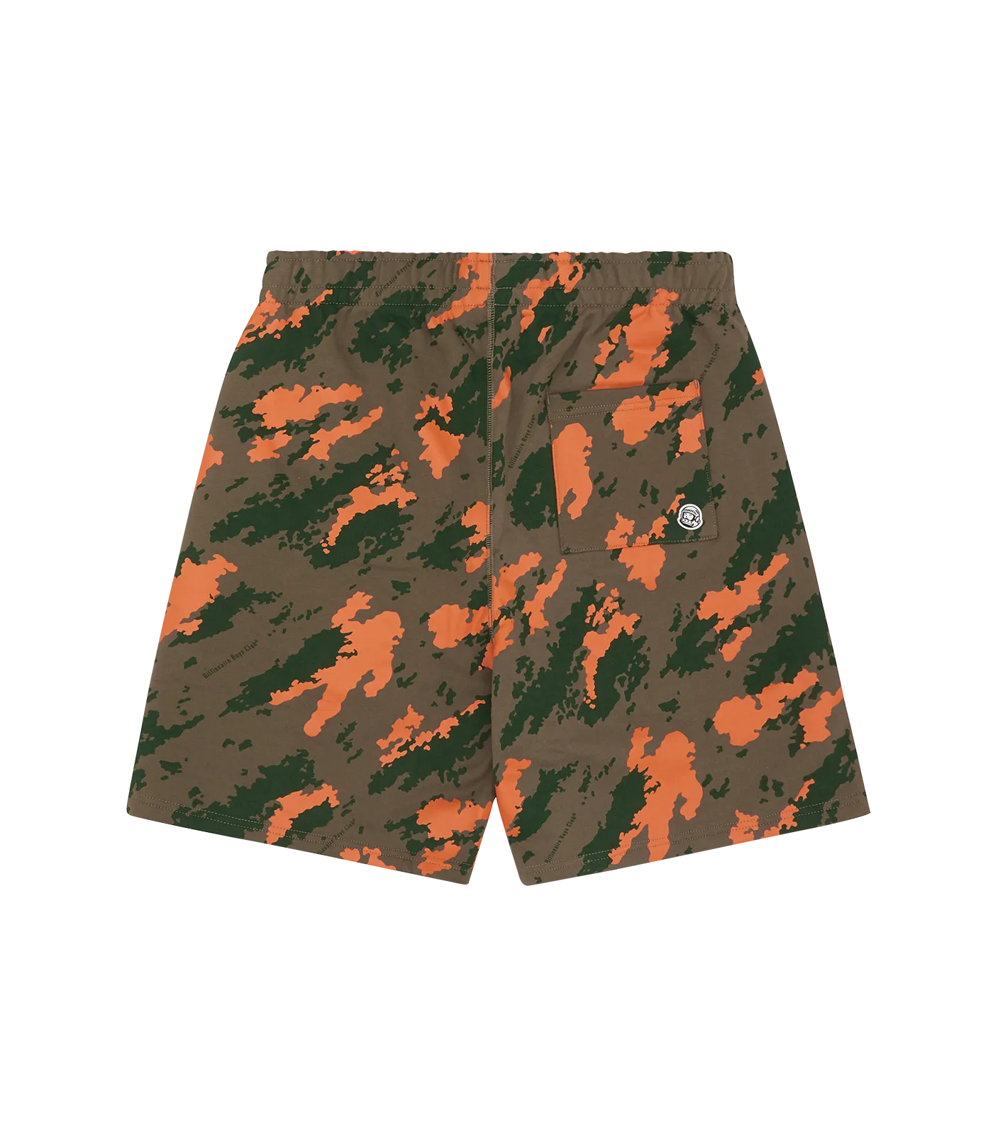 Green Camo Print Shorts