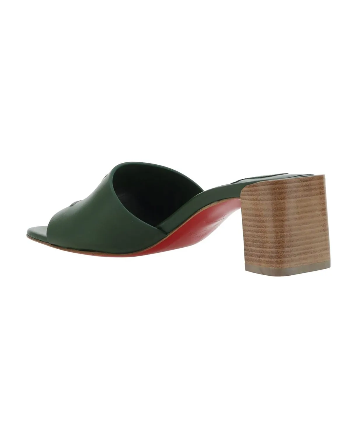 Green Leather Women's Sandals by CHRISTIAN LOUBOUTIN