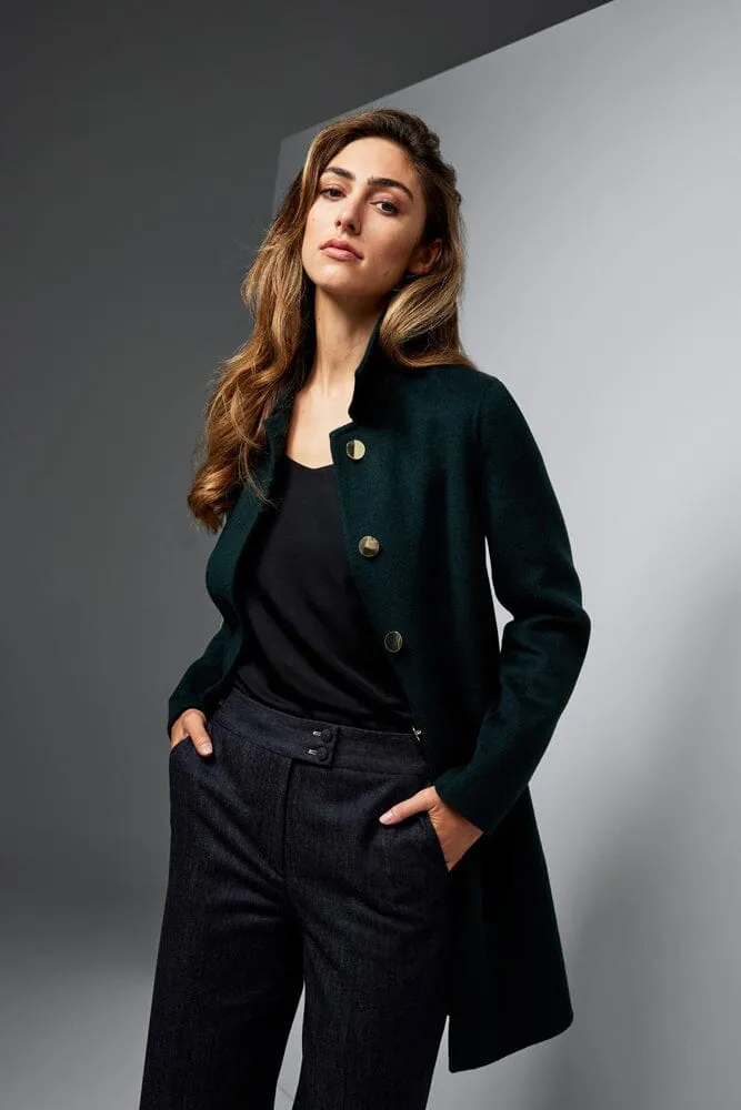 Green Wool Remi Coat