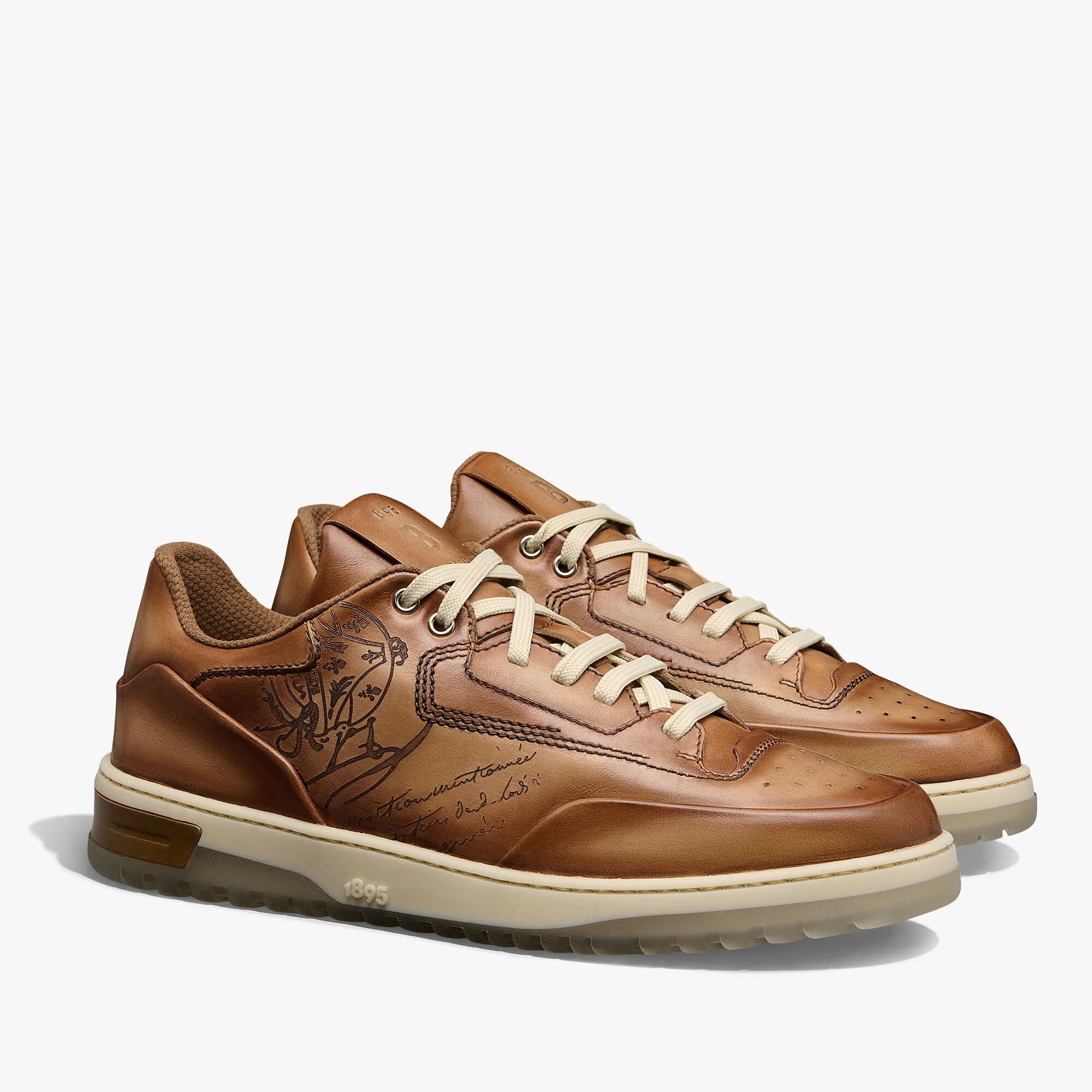 High-Quality Calf Leather Sneaker: Playoff Scritto Venezia