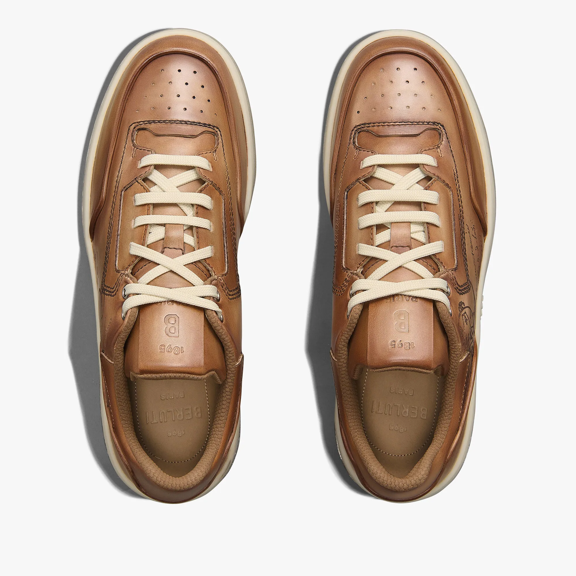 High-Quality Calf Leather Sneaker: Playoff Scritto Venezia