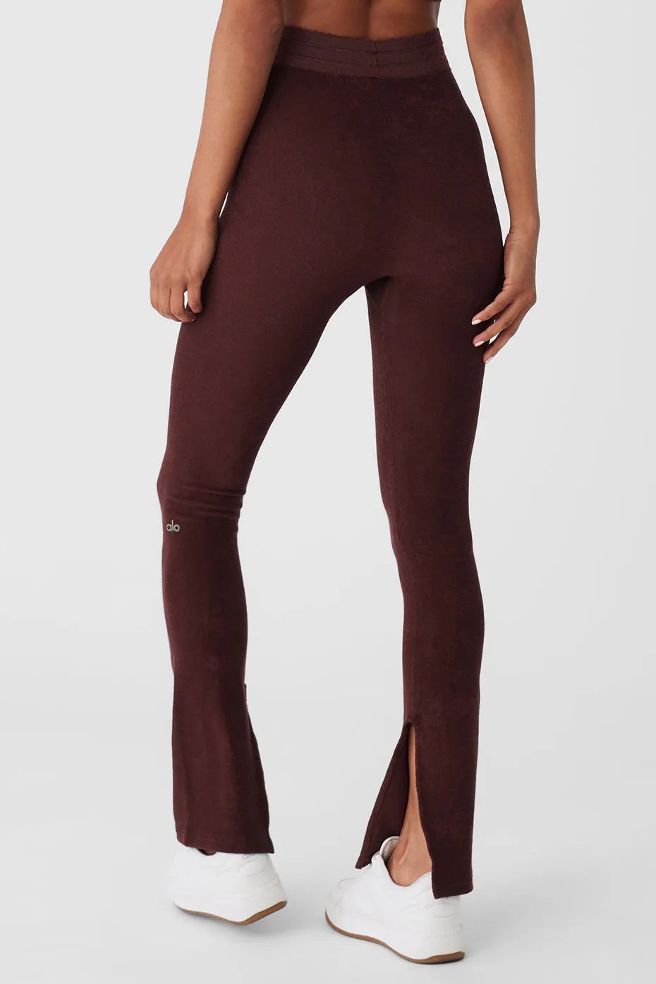 High-Waist Cherry Cola Cuddle Legging in Luxe Terry - Seamless