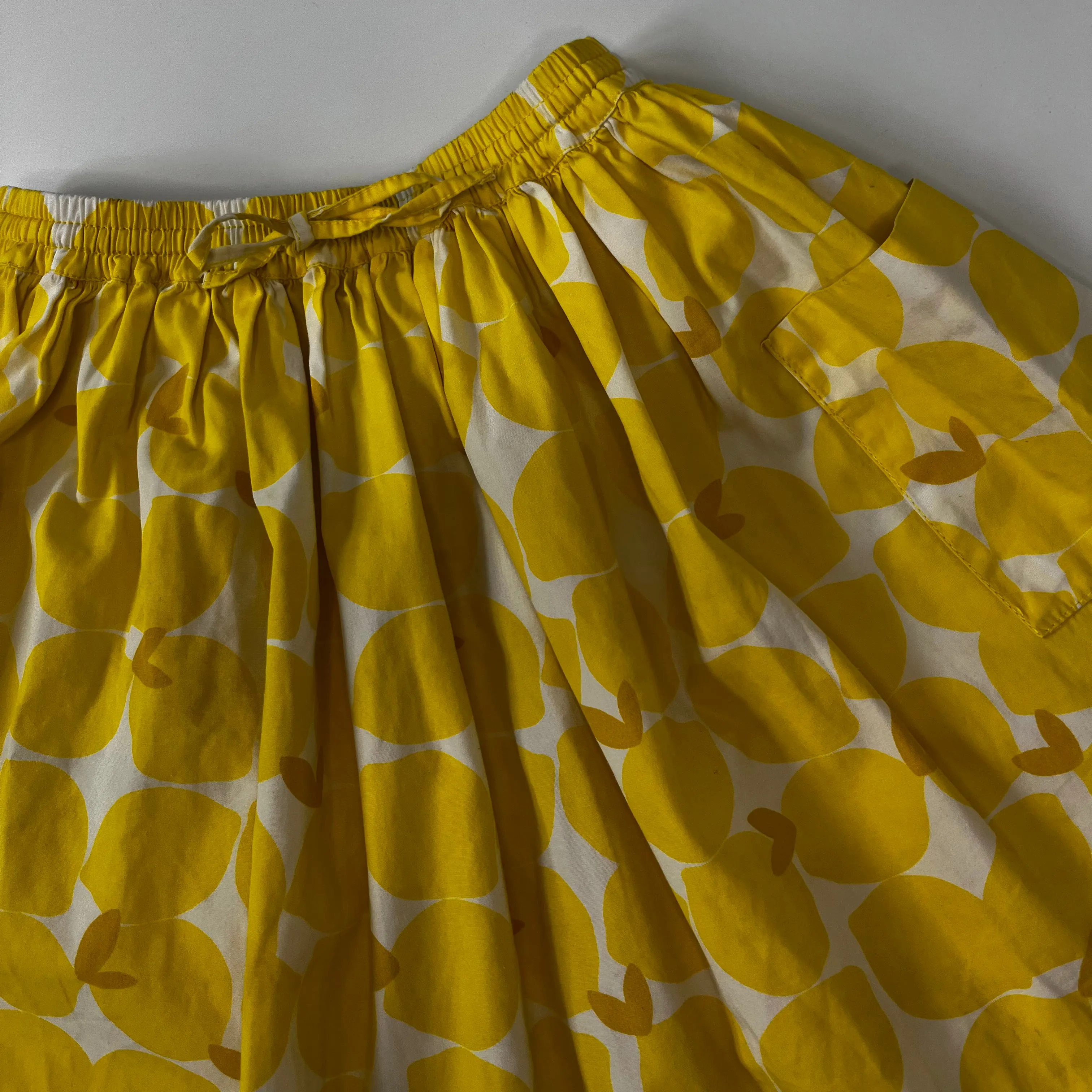 Jacadi Lemon Print Skirt, Size 4T