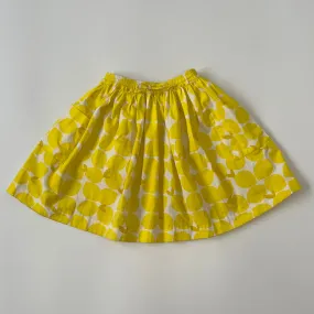 Jacadi Lemon Print Skirt, Size 4T