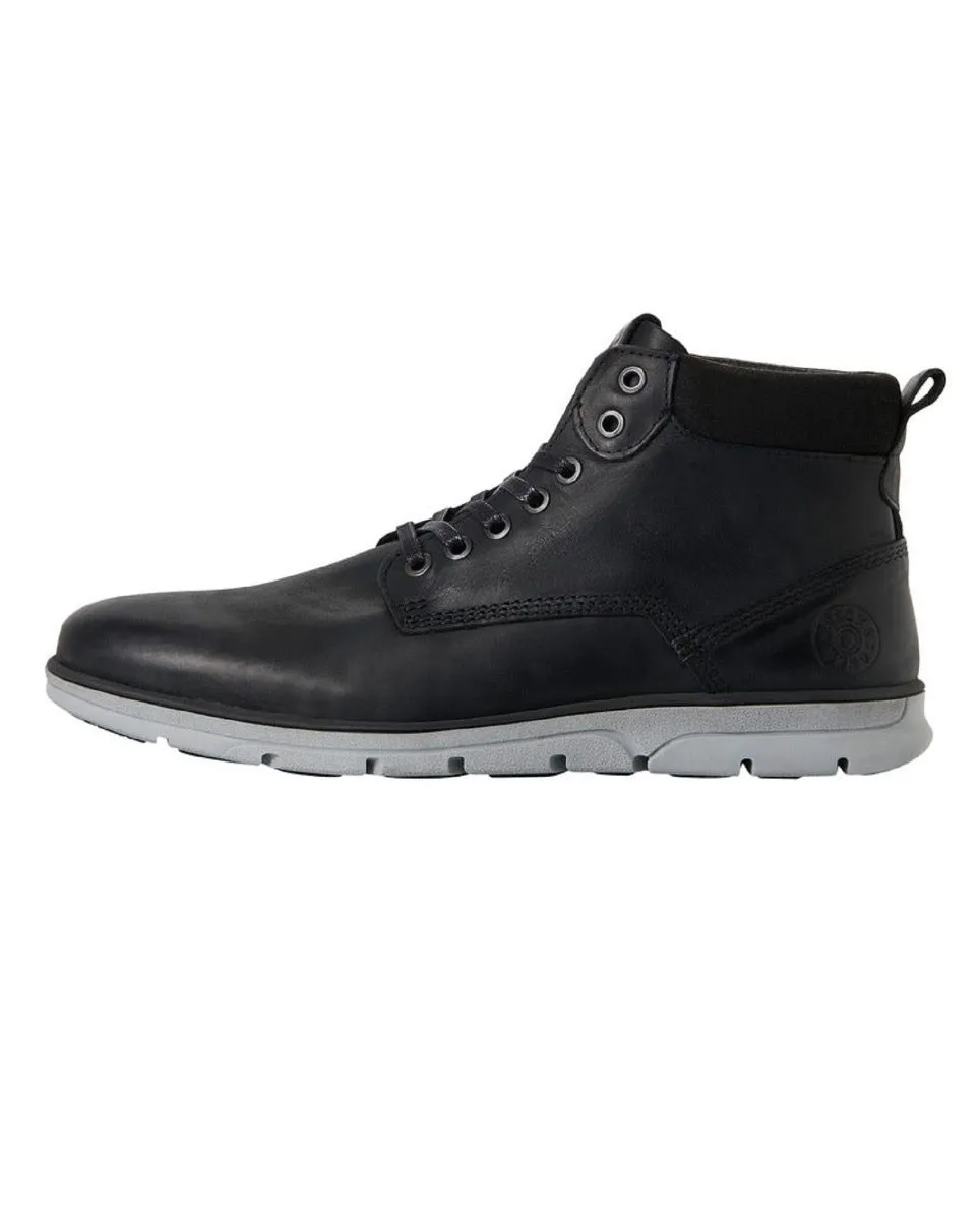 Jack & Jones Anthracite Leather Boots