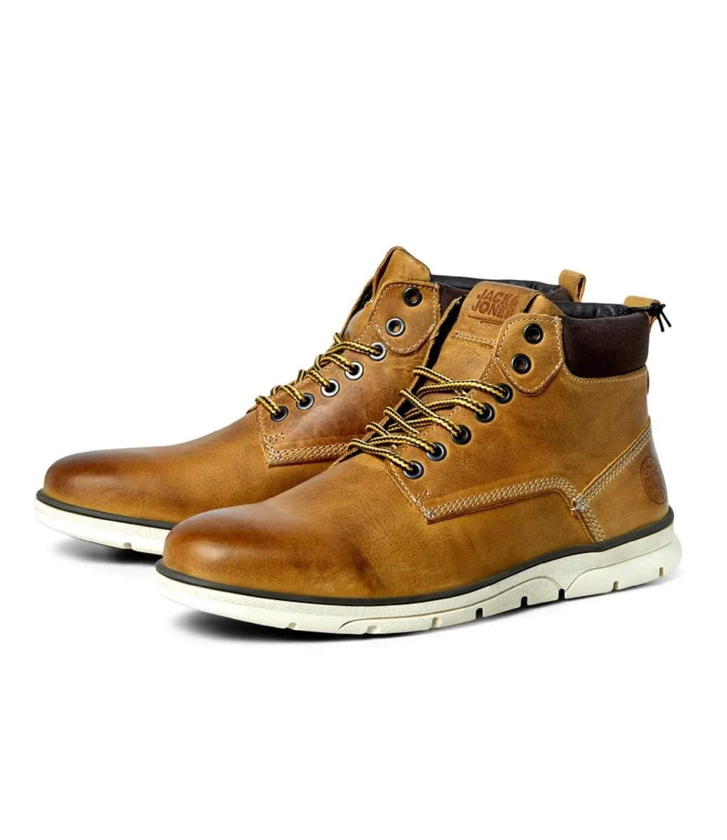 Jack & Jones Honey Leather Boots