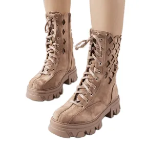 Khaki Brown Magoff Boots