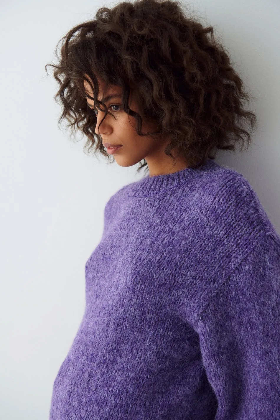 Knitted sweater by Willow.