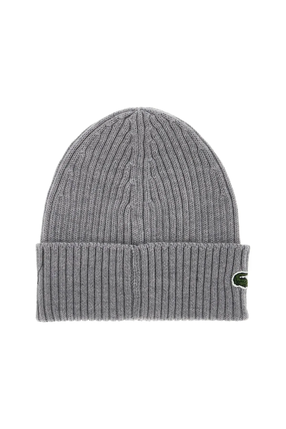 LACOSTE knit wool cap