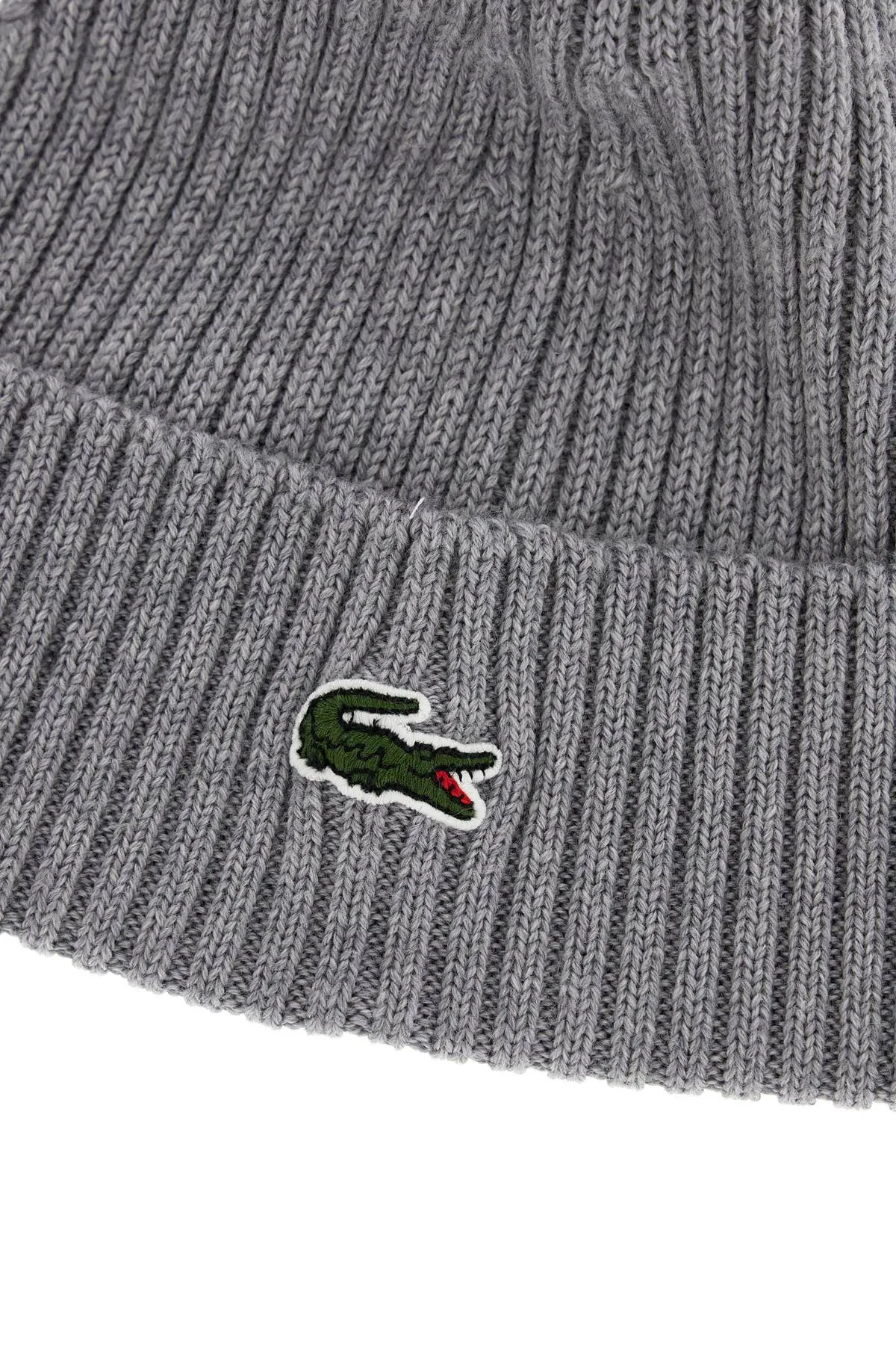 LACOSTE knit wool cap