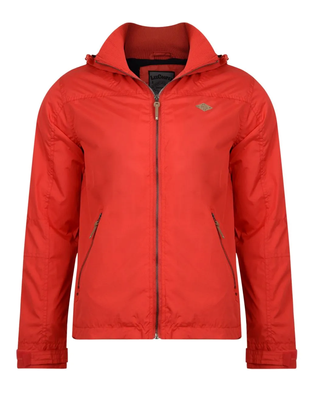 Lee Cooper Men's Red Rookley Hooded Jacket