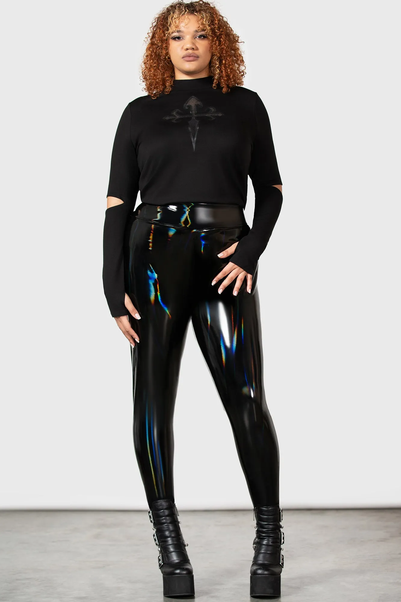 Leggings for Dark Waves and Raves [PLUS]