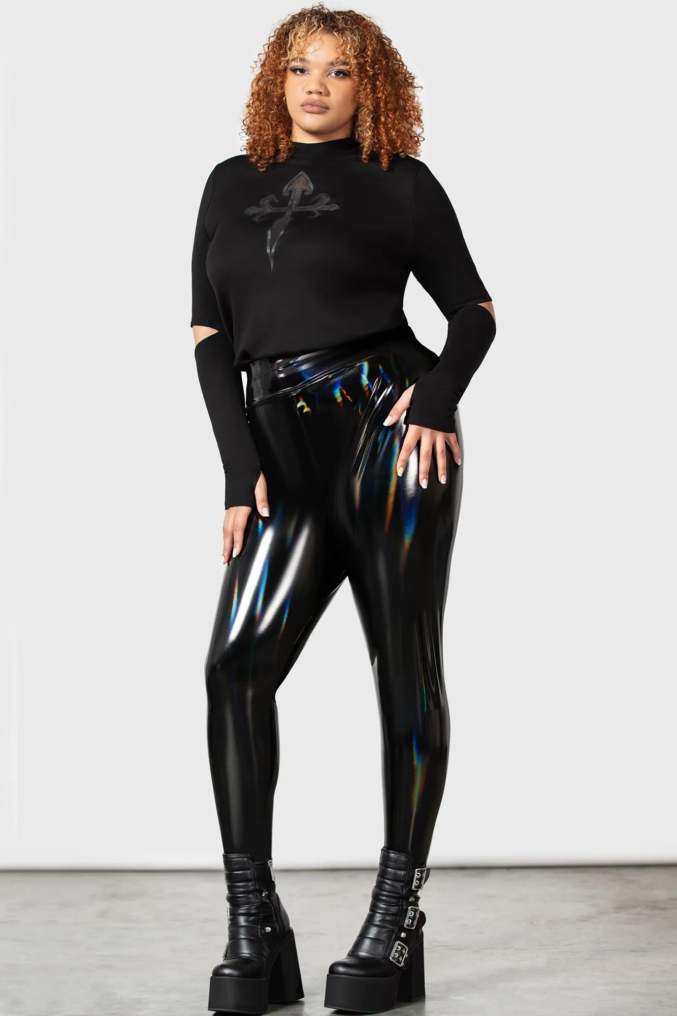 Leggings for Dark Waves and Raves [PLUS]