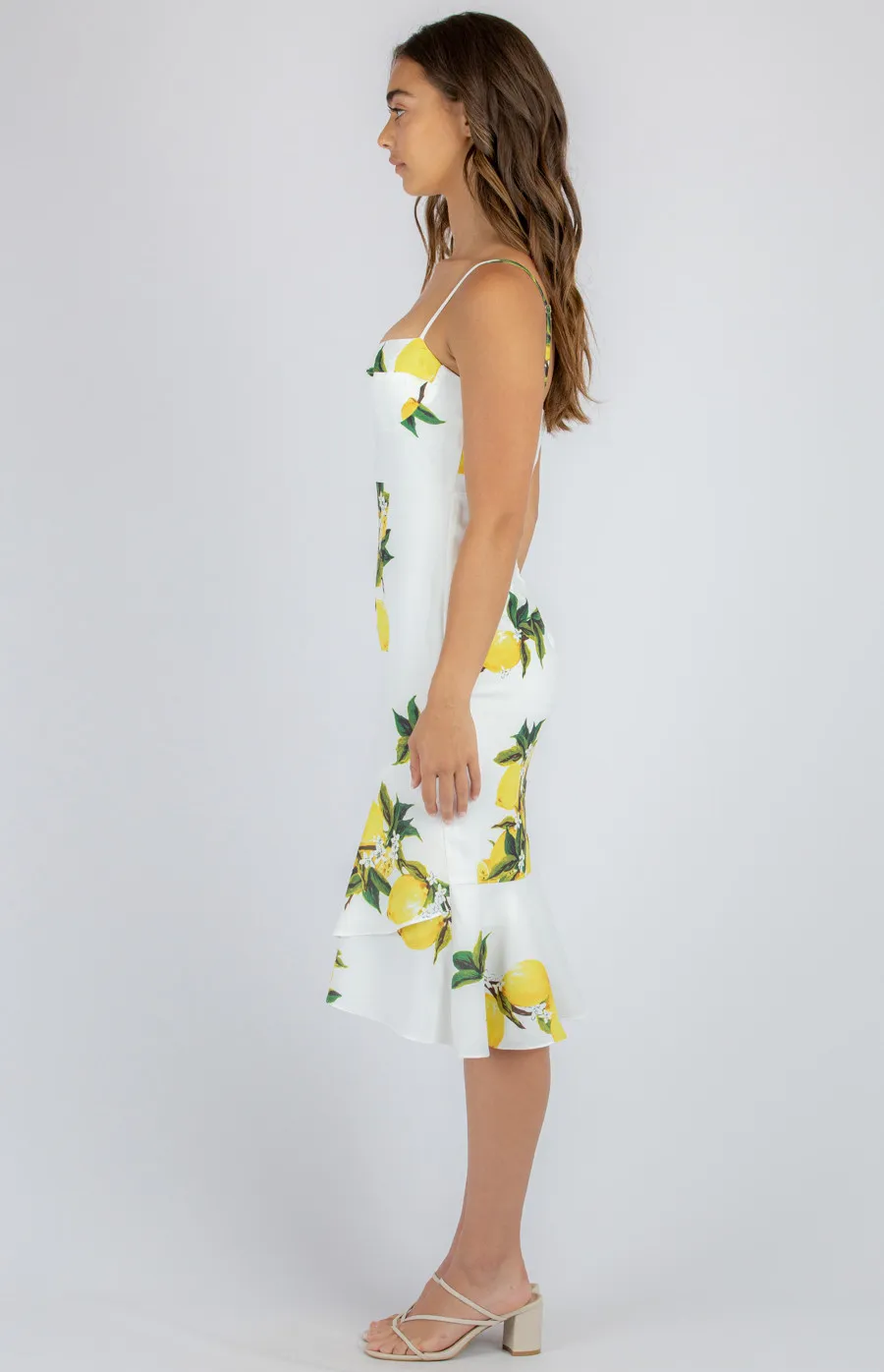 Lemon Dress with Bust Detail (SDR935A)