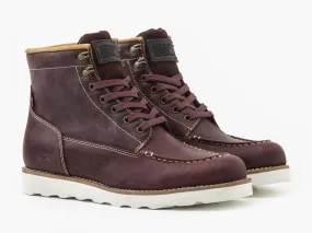 Levi's Darrow Dark Bordeaux Leather Boots