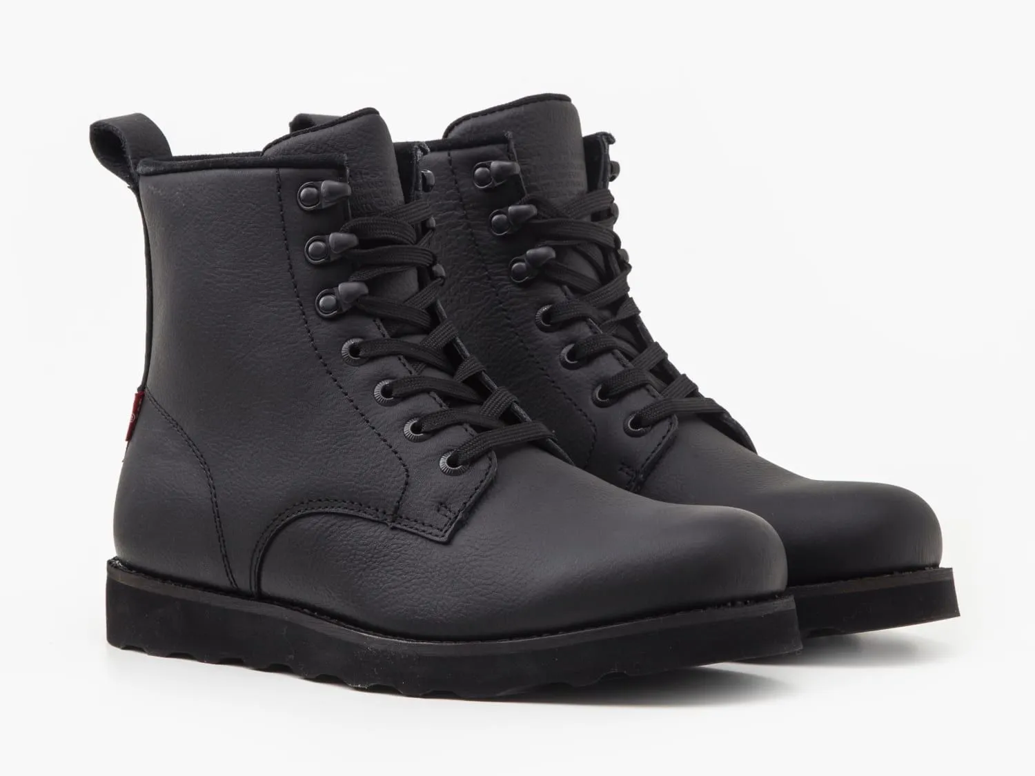 Levi's Darrow Full Black Wedge Boots