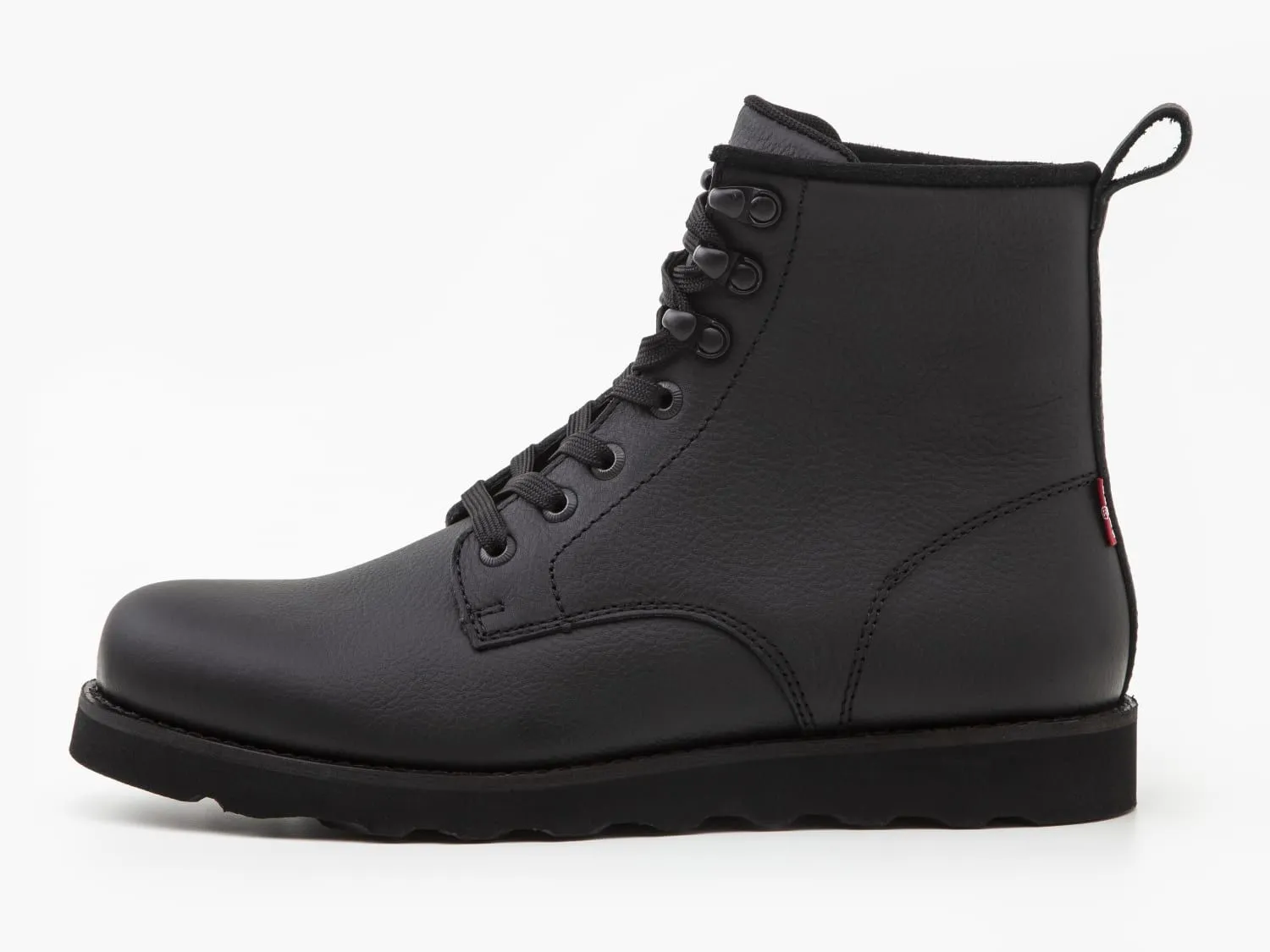 Levi's Darrow Full Black Wedge Boots