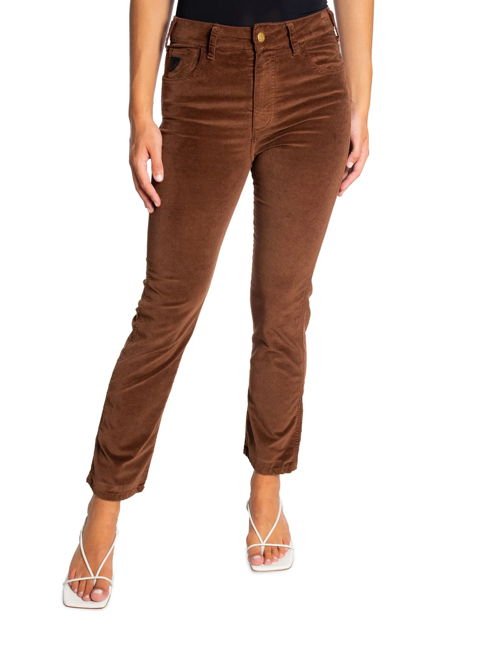 Lois Jeans Malena Dark Chocolate Shiny Micro Jeans L34