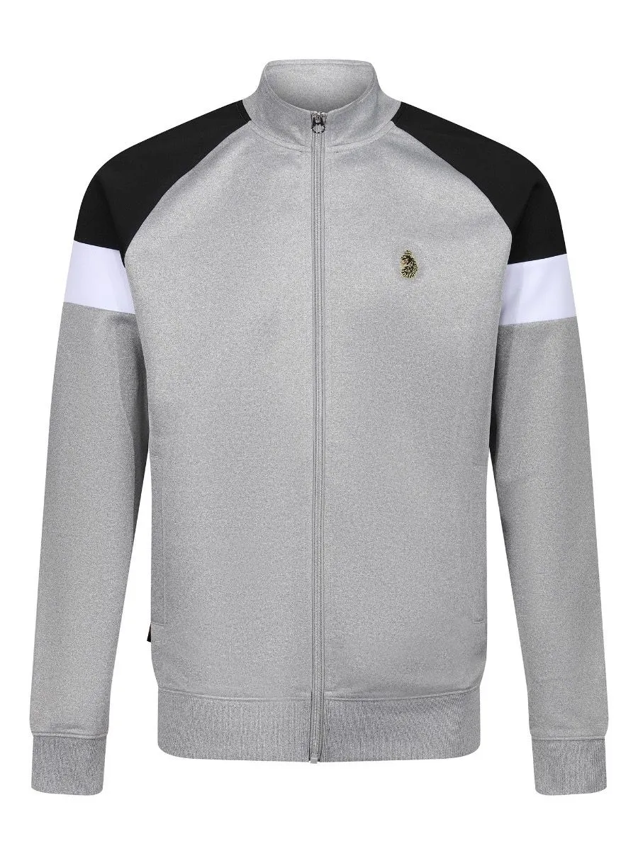 Luke 1977 Sport Kas 3 Zip Track Jacket Light Grey